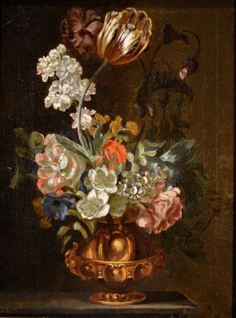 Natura morta di fiori di Jacob Van Huysum