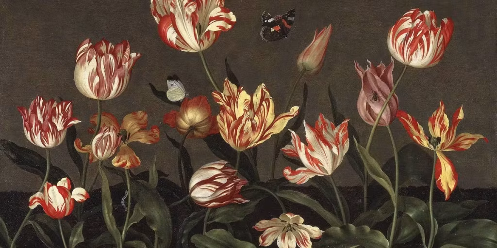 Still Life with Tulips di Johannes Bosschaert - 1628
