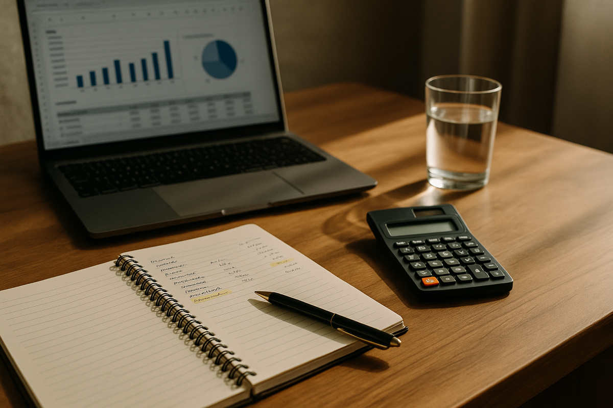 Budgeting microimprese – pianificazione finanziaria per microimprese su scrivania