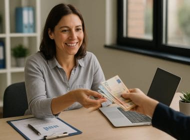 Microcredito di Libertà. Supporto economico a una donna professionista tramite erogazione di contante.
