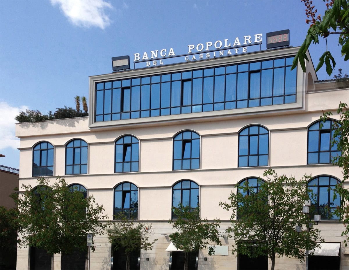Banca Popolare del Cassinate sede centrale Cassino