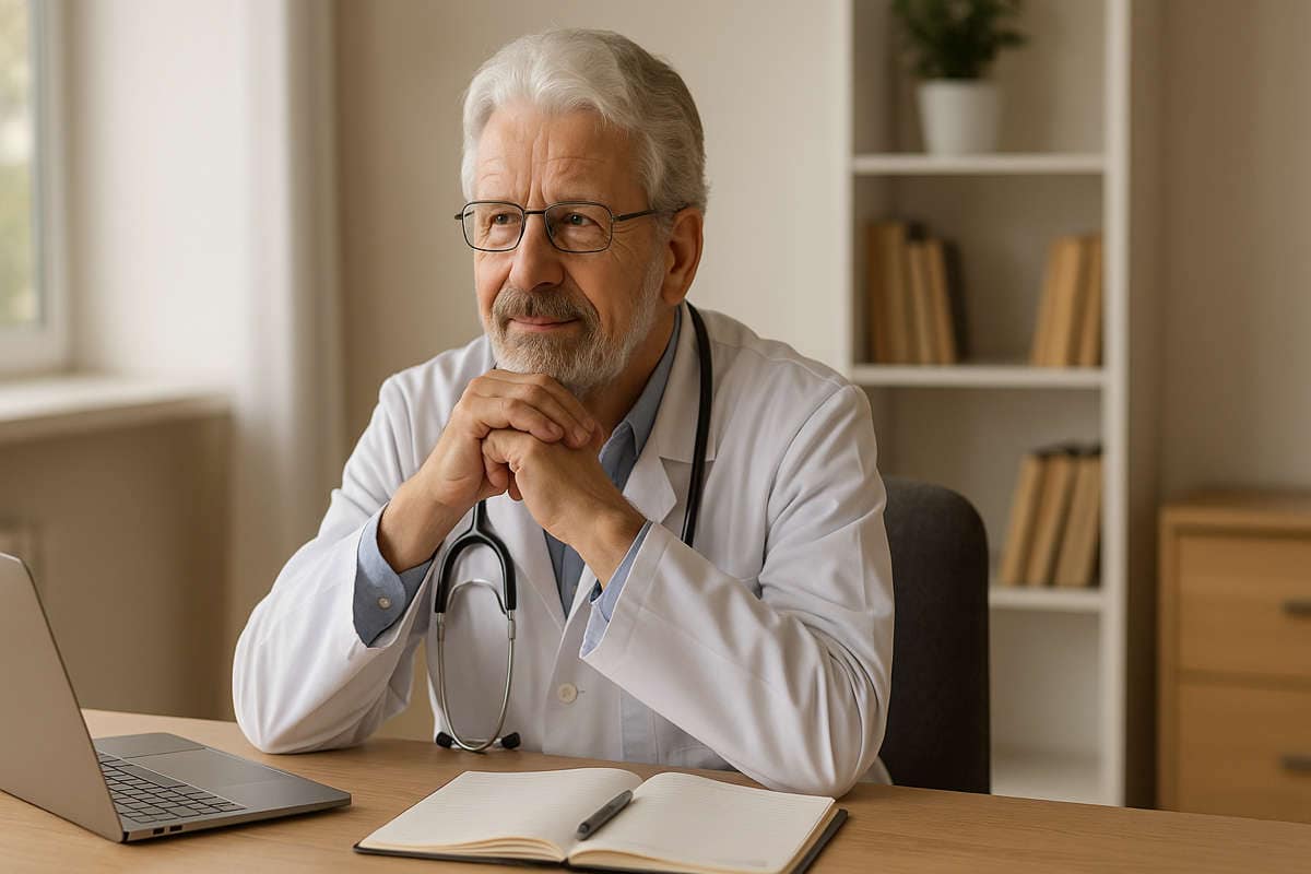 Quando va in pensione un medico libero professionista? Tutto quello che devi sapere sulla previdenza EMPAM. Pensione medici liberi professionisti: medico anziano in attesa di pensione EMPAM