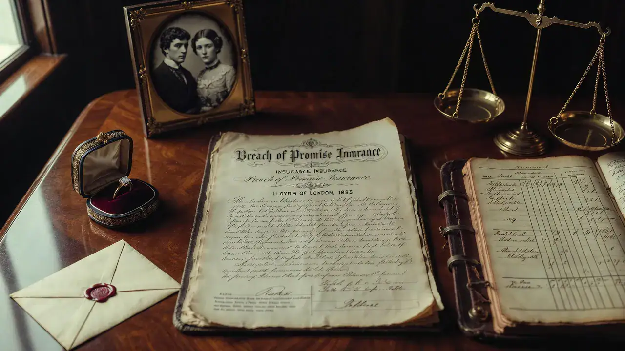 assicurazione matrimonio vittoriana breach promise Lloyd's documento 1885