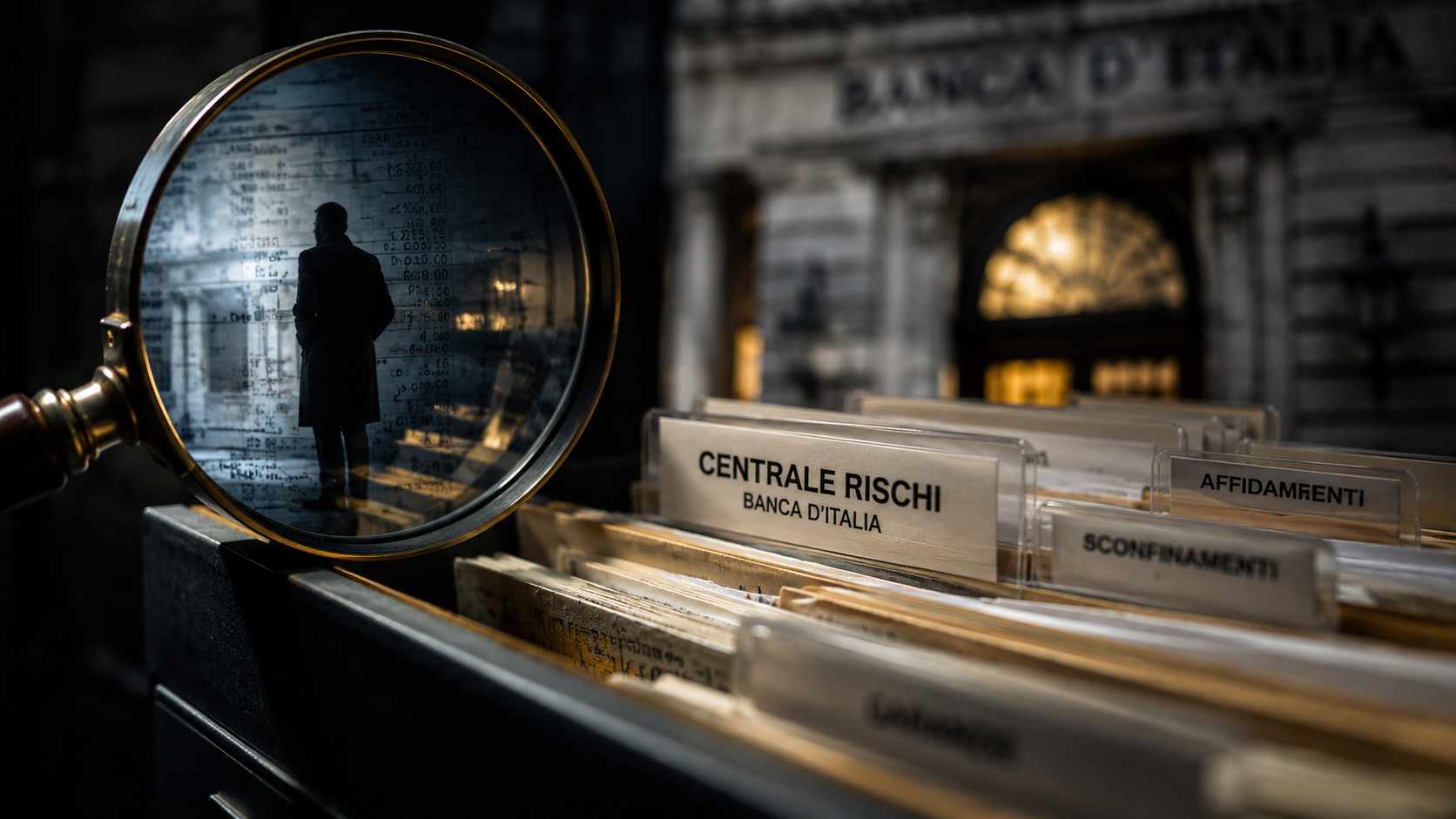 Centrale rischi Banca d’Italia osservata attraverso una lente su fascicoli finanziari archiviati