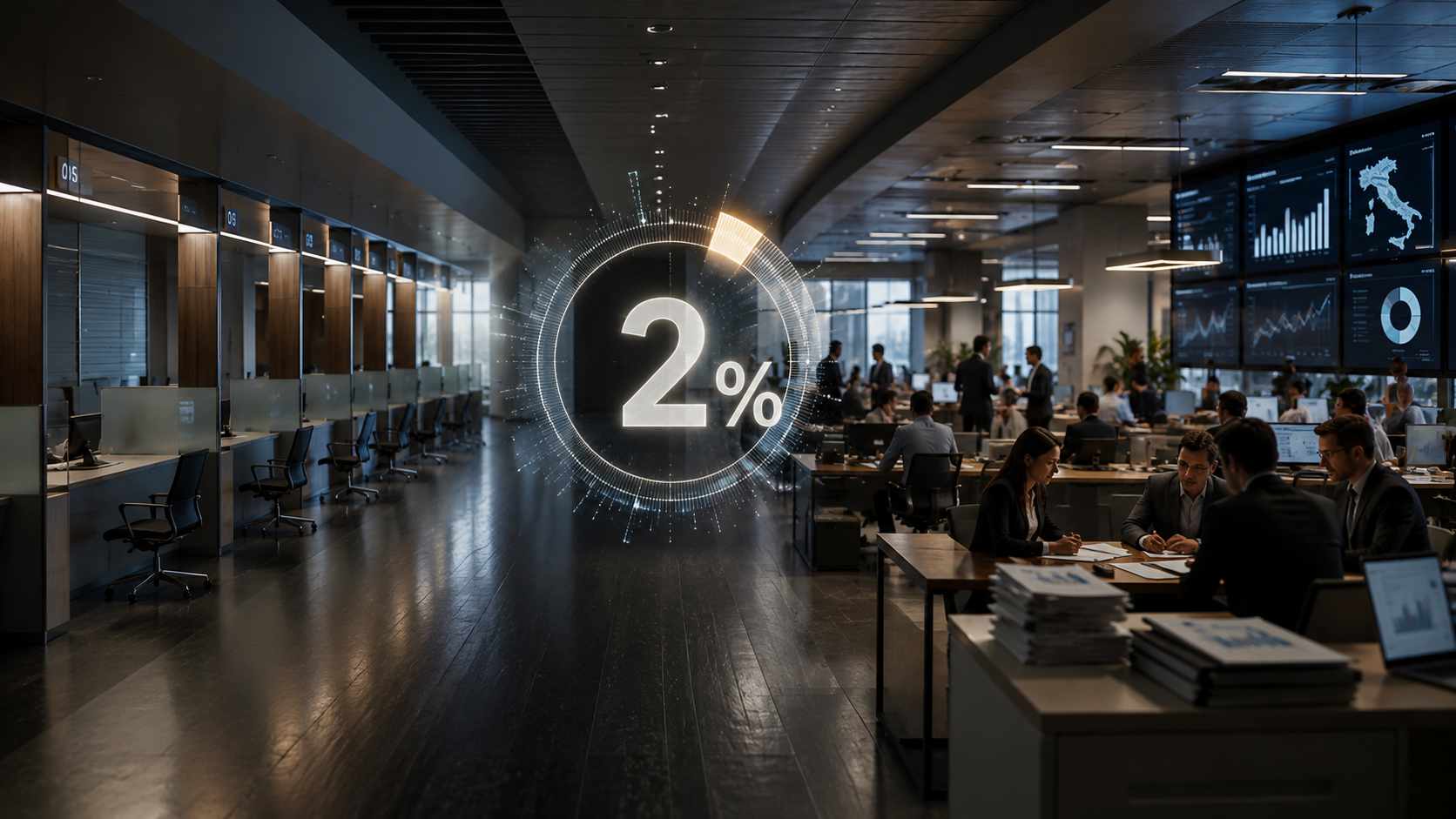 Mediazione creditizia alle imprese in un centro operativo finanziario con attività intensa e quota marginale del credito corporate