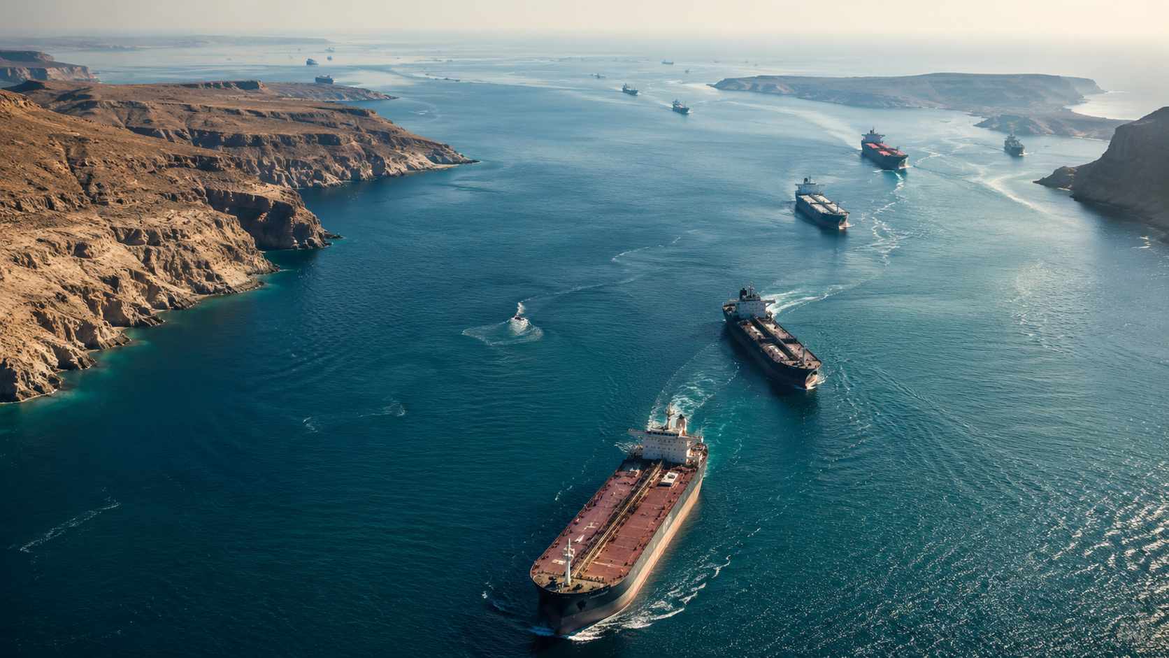 Lo Stretto di Hormuz è più vicino alla tua azienda di quanto pensi. Impatto della crisi di Hormuz sulle imprese: petroliere attraversano lo Stretto tra tensioni geopolitiche