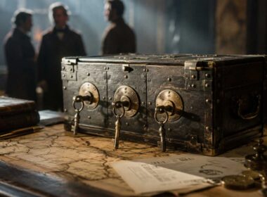 Il primo fondo comune della storia nacque per non fidarsi del gestore. Primo fondo comune della storia, cassaforte con tre serrature e tre chiavi su un tavolo del XVIII secolo