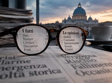 Se il giornalismo smette di raccontare e comincia a interpretare. Giornalismo e opinione attraverso occhiali che distinguono fatti, dati, analisi e interpretazioni sulla stampa
