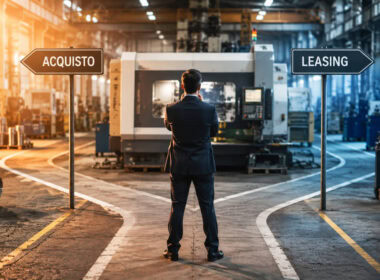 Leasing strumentale: imprenditore davanti alla scelta tra acquisto e leasing di un macchinario industriale